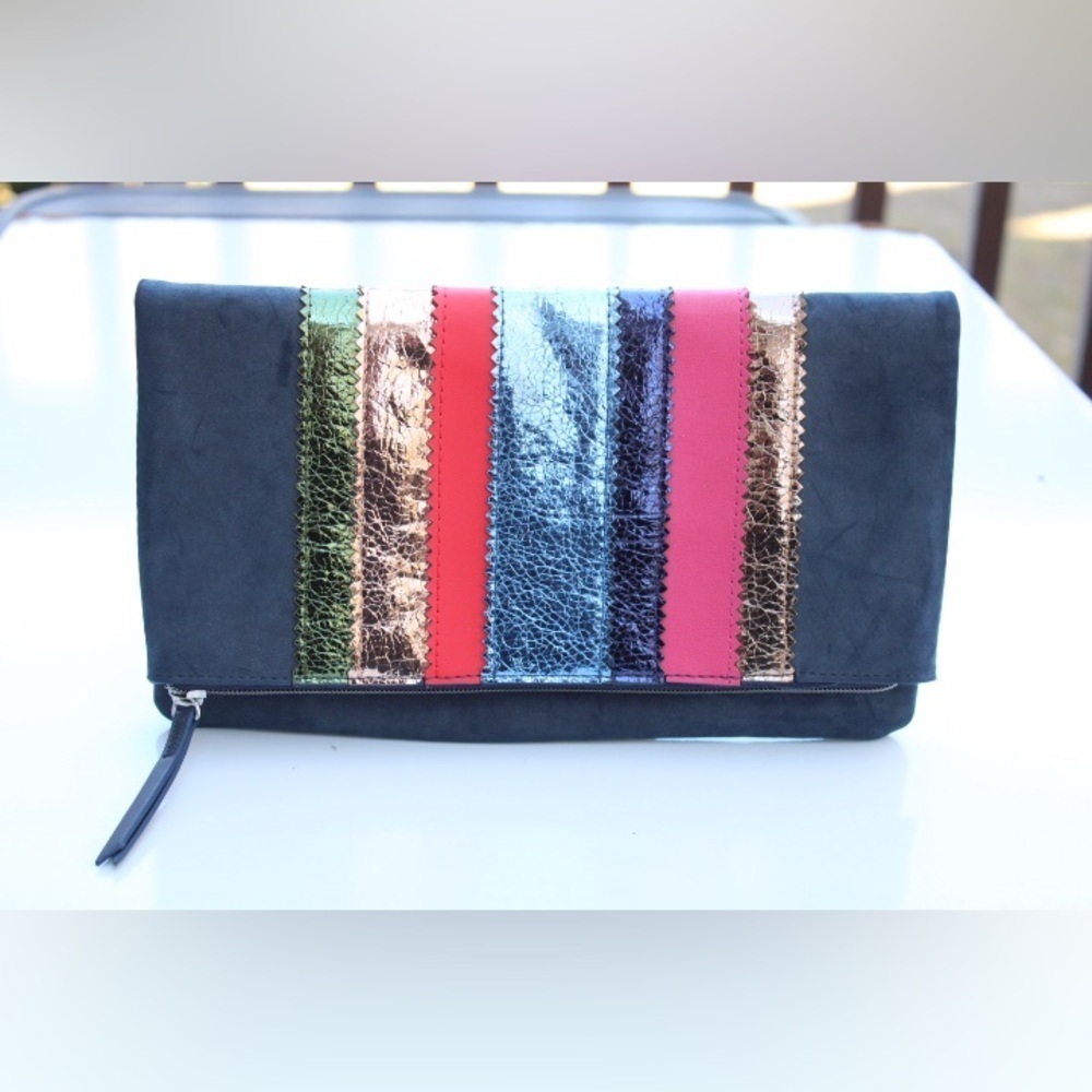 Stella and Dot fold over clutch